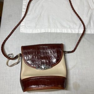 Brighton crossbody bag tan and brown